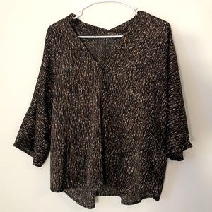 Banana Republic black size medium office top